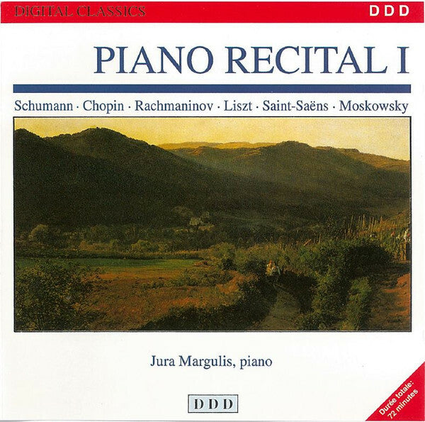 Livrenpoche : Schumann - Chopin - Rachmaninov - Liszt - Saint - Saëns - Moszkowski, jura margulis - Piano recital i - Schumann - CD