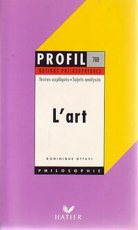 Livrenpoche : L'art - Dominique Ottavi - Livre