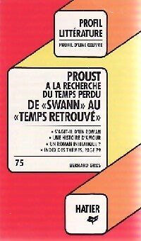 A la recherche du temps perdu - Marcel Proust - Livre