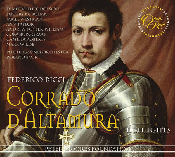 Livrenpoche : Federico Ricci / Dimitra Theodossiou, Dmitry Korchak*, James Westman, Ann Taylor (5), Andrew Foster-Williams, Cora Burggraaf, Camilla Roberts, Mark Wilde (4), Philharmonia Orchestra, Roland Böer - Cor - Philharmonia Orchestra, Federico Ricci, Dimitra Theodossiou, Dmitry Korchak, James Westman, Ann Taylor (5), Andrew Foster-Williams, Cora Burggraaf, Camilla Roberts, Mark Wilde (4), Roland Böer - CD