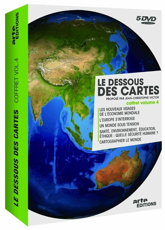 Livrenpoche : Le Dessous des Cartes-Coffret vol. 4 - Philippe Truffault, Alain Jomier, Frédéric Lernoud, Frédéric Ramade, Laurène L'Allinec, Jean-Loïc Portron, Natasha Nisic, Didier Ozil, Anne Morin - DVD