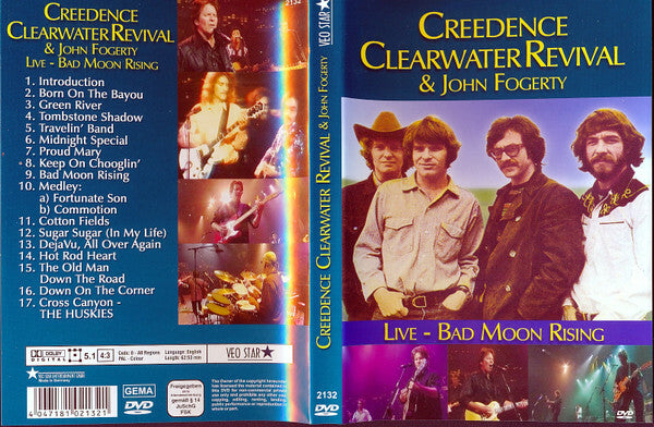 Livrenpoche : Creedence Clearwater Revival & John Fogerty - Live - Bad Moon Rising - Creedence Clearwater Revival & John Fogerty - DVD