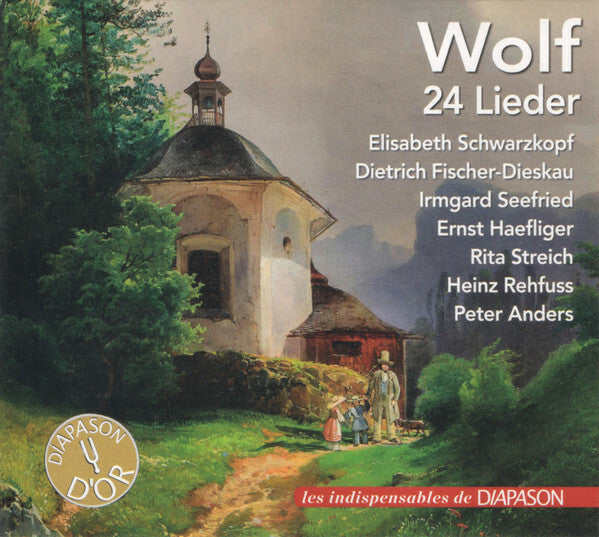 Livrenpoche : Wolf, Elisabeth Schwarzkopf, Dietrich Fischer - Dieskau, irmgard seefried, ernst haefliger, rita streich, heinz rehfuss, peter anders - 24 lieder - Elisabeth Schwarzkopf, Dietrich Fischer-Dieskau, Wolf, Rita Streich, Irmgard Seefried, Ernst Haefliger, Heinz Rehfuss, Peter Anders - CD