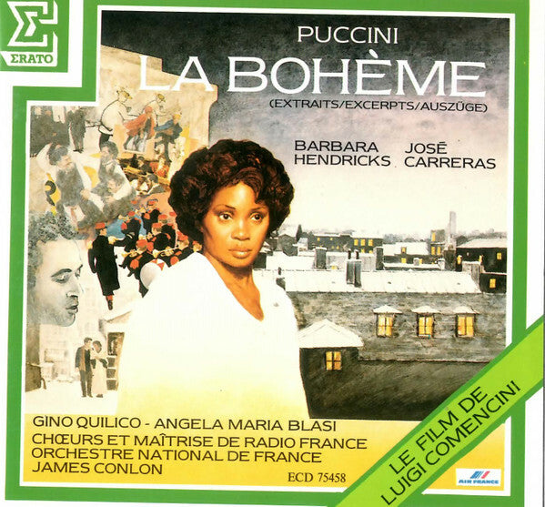 Livrenpoche : Puccini - Barbara hendricks, josé carreras, gino quilico, angela maria blasi, churs et maîtrise de radio france, orchestre national de france, james conlon, francesco ellero d'artegna, richar - Puccini - CD