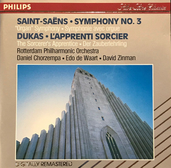 Livrenpoche : Edo de Waart, Rotterdams Philharmonisch Orkest, Daniel Chorzempa, David Zinman - Organ Symphony No. 3 / Sorcerer's Apprentice - Edo de Waart, David Zinman, Rotterdams Philharmonisch Orkest, Daniel Chorzempa - CD