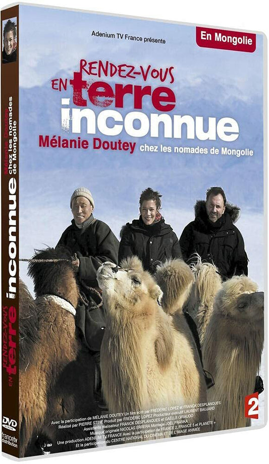 Livrenpoche : Rendez-vous en terre inconnue - Mélanie Doutey chez les nomades de Mongolie - Pierre Stine - DVD