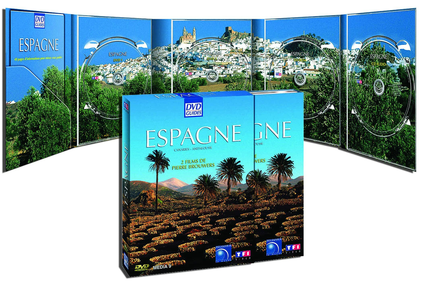 Livrenpoche : Espagne-Canaries-L'Andalousie (Édition Prestige) - Pierre Brouwers - DVD