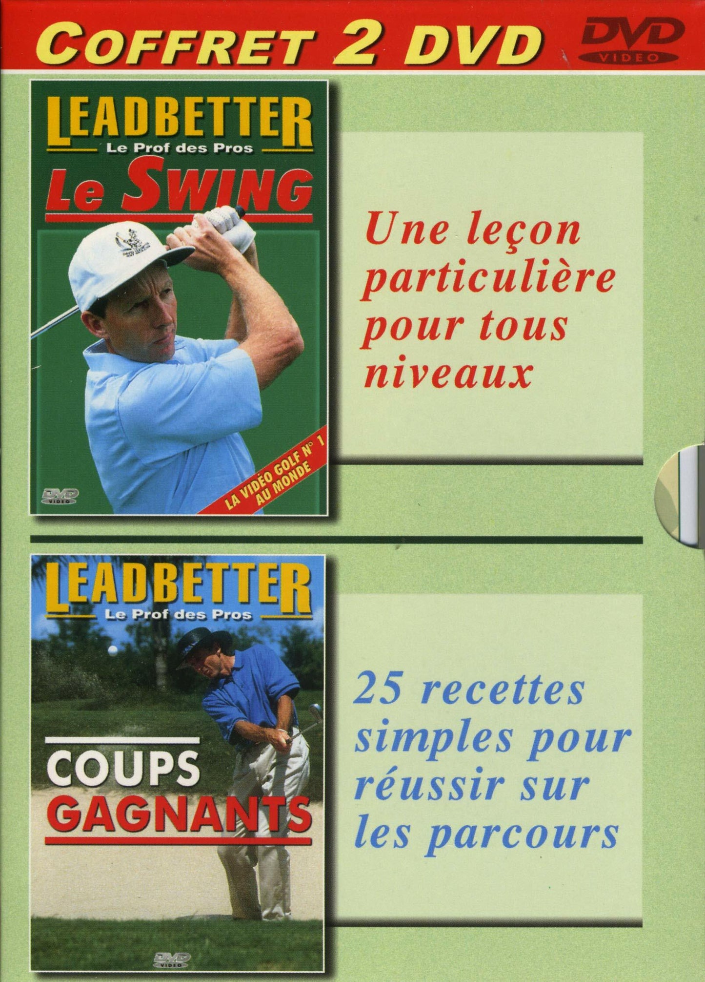 Livrenpoche : Coffret Golf - Coffret 2 DVD - XXX - DVD
