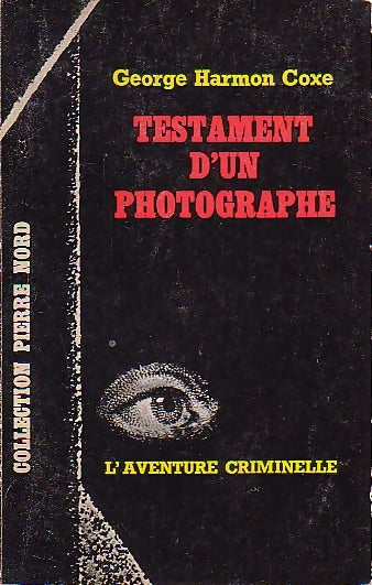 Testament d'un photographe - Georges Harman Coxe - Livre