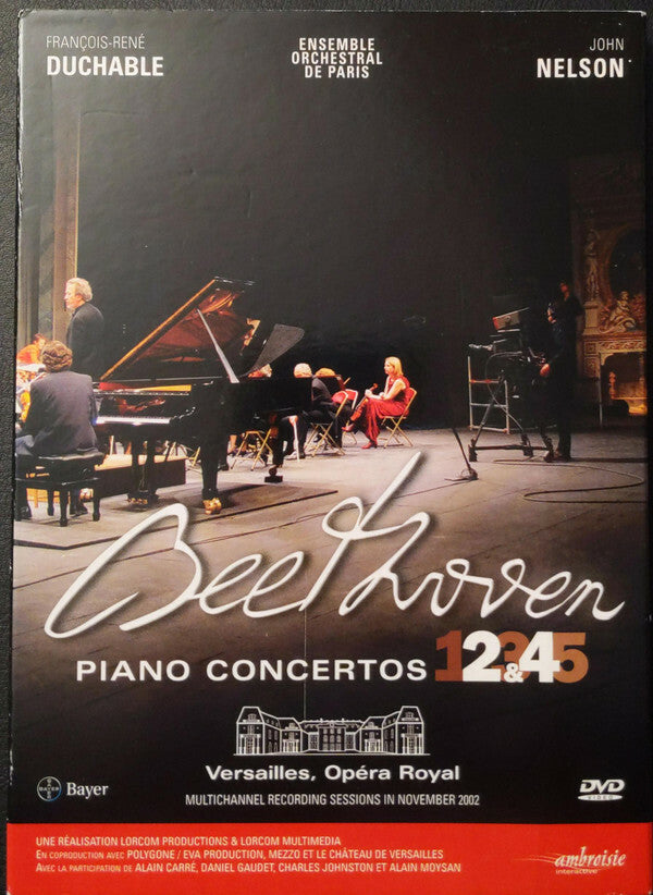Livrenpoche : François-René Duchâble, ensemble orchestral de paris, john nelson, beethoven - Piano concertos 2 & 4 - Beethoven, François-René Duchâble, Ensemble Orchestral De Paris, John Nelson (5) - DVD