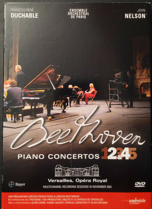 Livrenpoche : François-René Duchâble, ensemble orchestral de paris, john nelson, beethoven - Piano concertos 2 & 4 - Beethoven, François-René Duchâble, Ensemble Orchestral De Paris, John Nelson (5) - DVD