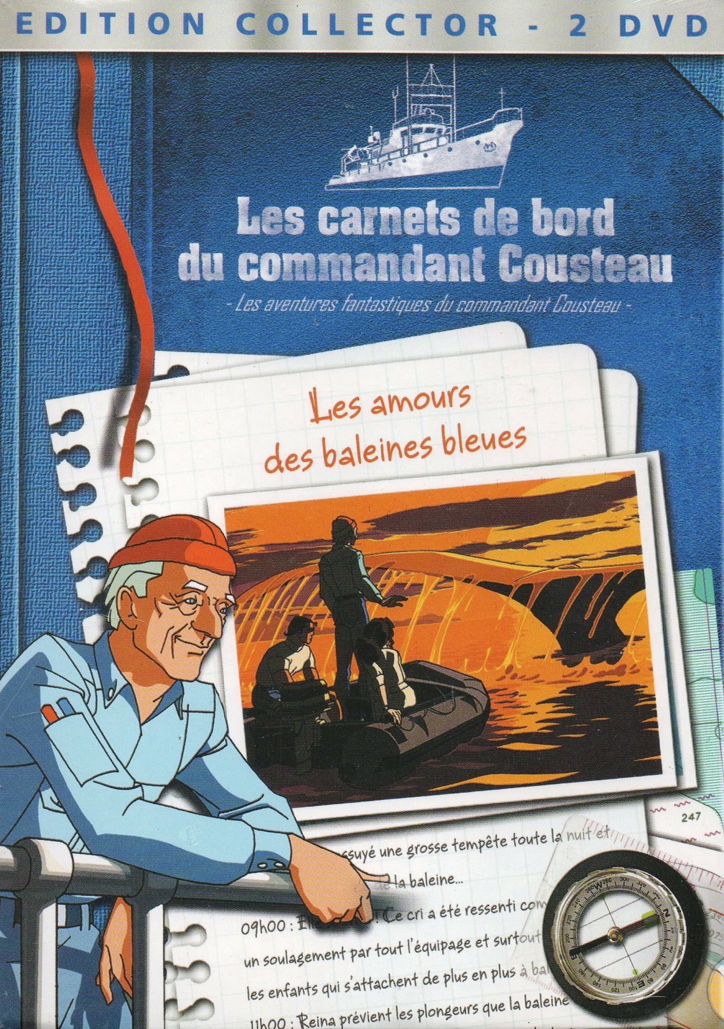 Livrenpoche : Les Carnets de bord du commandant Cousteau : Les Amours des baleines bleues - Edition Collector 2 DVD - XXX - DVD