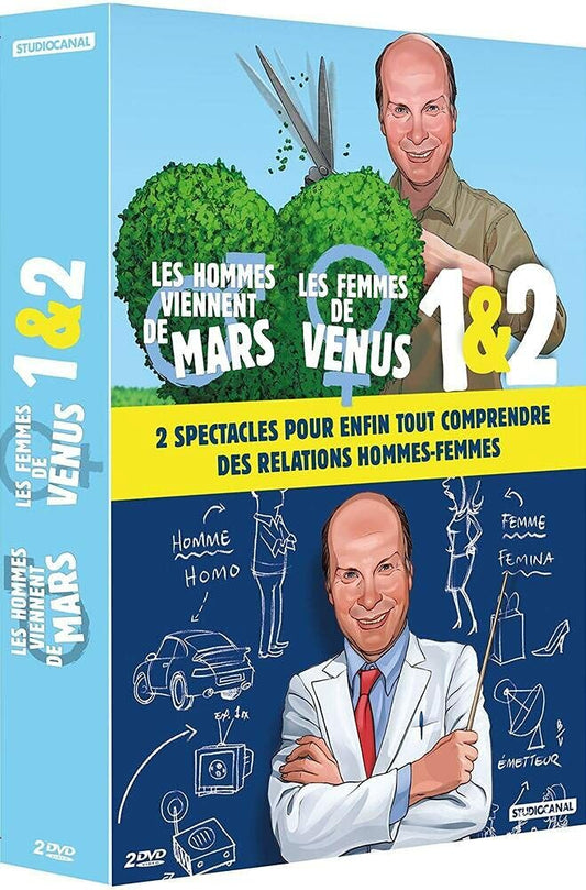 Livrenpoche : Les Hommes Viennent de Mars, Les Femmes de Vénus 1 & 2 - Gérard Pullicino - DVD