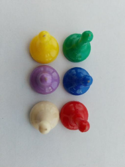 Livrenpoche : Lot de 6 pions de Monopoly ancien -  - Divers