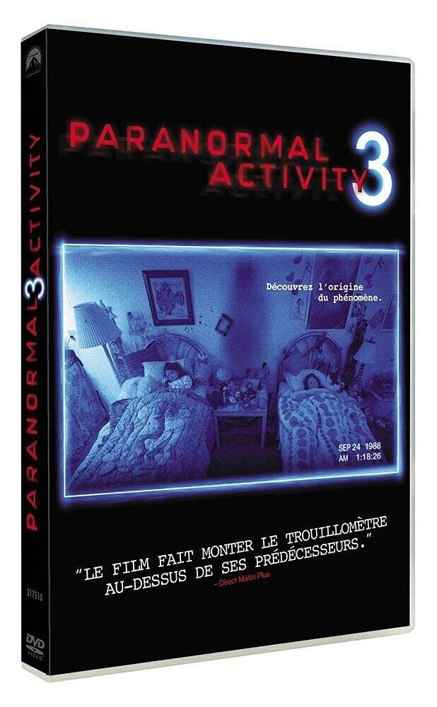 Livrenpoche : Paranormal Activity 3 - Ariel Schulman, Henry Joost - DVD