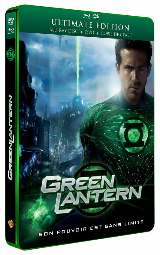 Livrenpoche : Green Lantern (Ultimate Edition boîtier SteelBook-Combo Blu-Ray + DVD + Copie Digitale) - Campbell, Martin - DVD