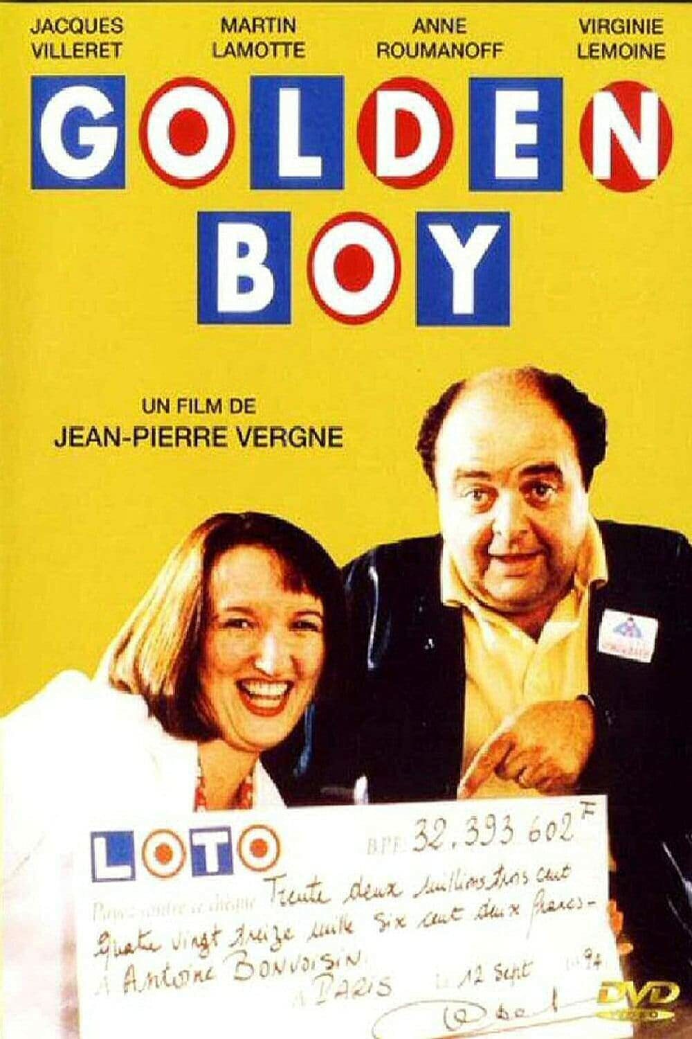Livrenpoche : Golden Boy - Anne Roumanoff, Jacques Villeret, Jean-Pierre Vergne, Virginie Lemoine, Isabelle Petit-Jacques, Martin Lamotte - DVD