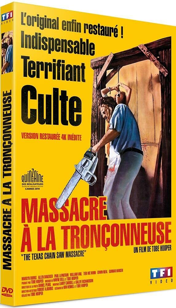 Livrenpoche : Massacre à la tronçonneuse 1080p (Version restaurée DVD Full HD) - Tobe Hooper - DVD