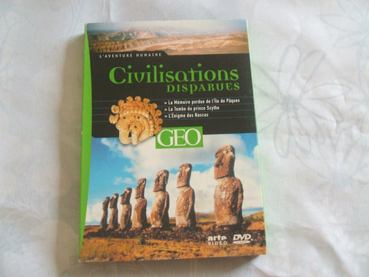 Livrenpoche : Civilisations disparues : La Mémoire perdue de lîle de Pâques / La Tombe du prince Scythe / L'Enigme des Nascas - Ragobert, Thierry, Jampolsky, Marc - DVD