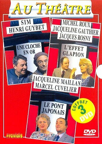 Livrenpoche : Coffret théâtre Vol. 1 (3 DVD) : Une Cloche en Or-L'effet glapion-Le Pont Japonais - Jacques Audiberti, Léonard Spigelglass, Sim - DVD