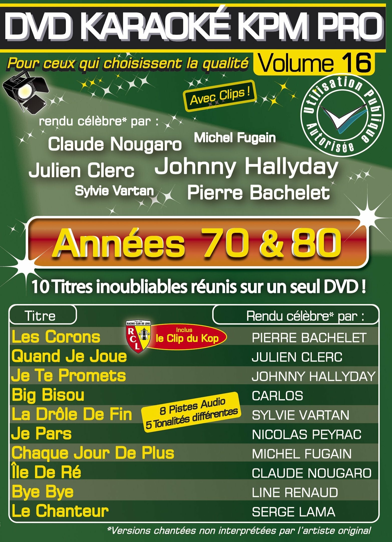 Livrenpoche : DVD Karaoké KPM Pro Vol.16  - XXX - DVD