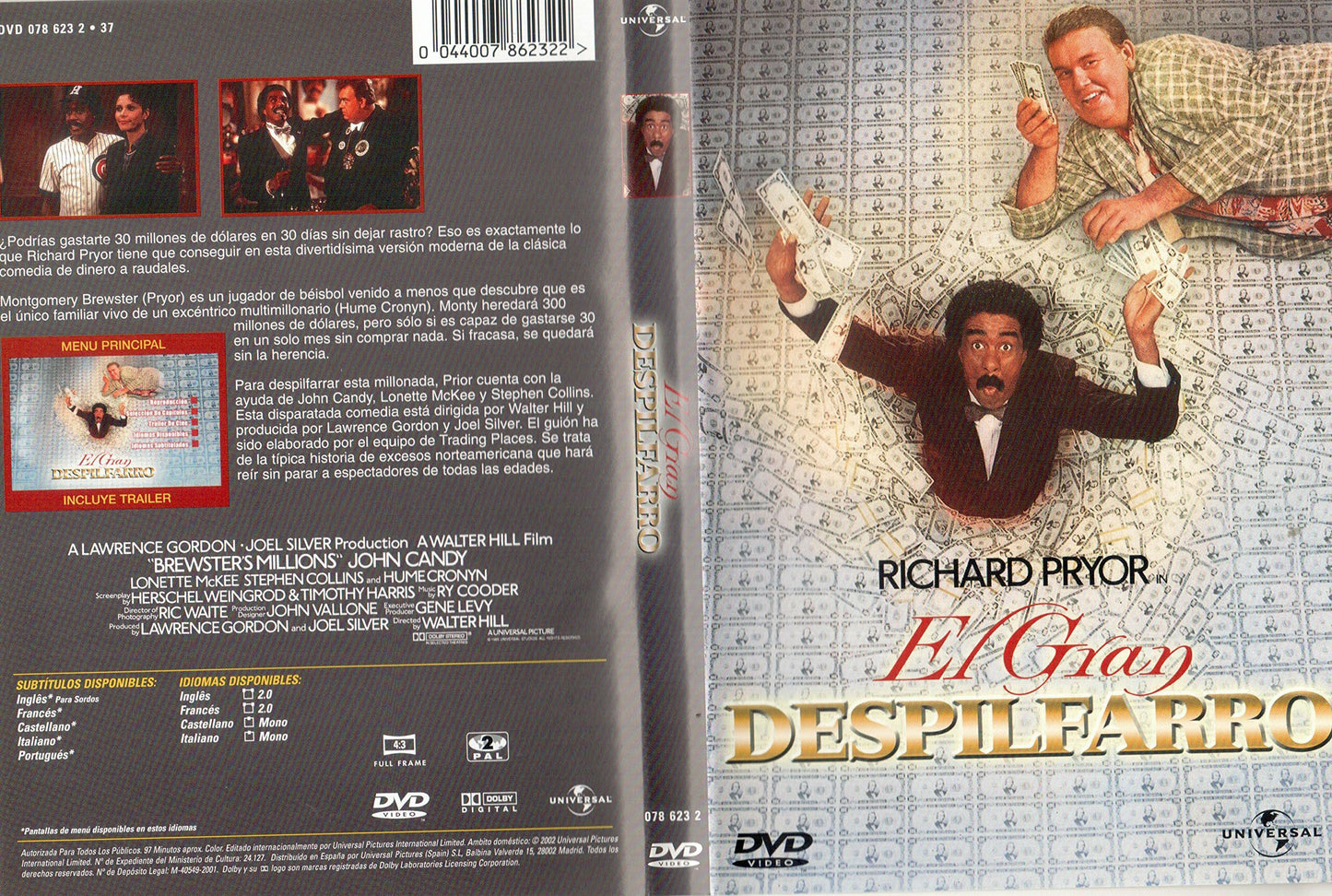 Livrenpoche : Comment claquer Un Million de Dollars par Jour - Walter Hill - DVD