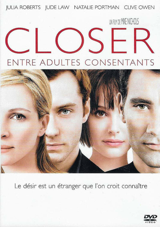 Livrenpoche : CLOSER - ENTRE ADULTES CONSENTANTS - Mike Nichols - DVD