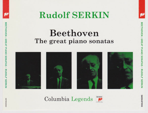 Livrenpoche : Beethoven*, Rudolf Serkin - The Great Piano Sonatas - Beethoven, Rudolf Serkin - CD