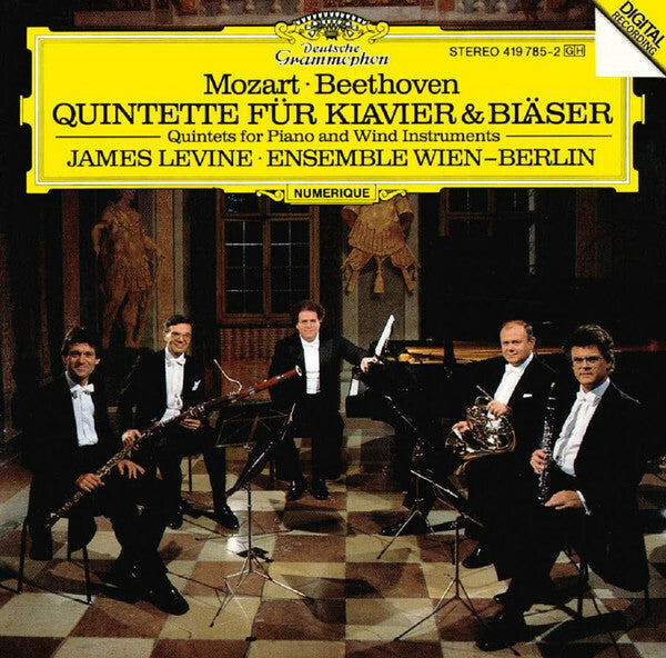 Livrenpoche : Mozart*, Beethoven*, James Levine (2), Ensemble Wien-Berlin - Quintette Für Klavier Und Bläser - Quintets For Piano And Wind Instruments  - Mozart, Beethoven, James Levine (2), Ensemble Wien-Berlin - CD
