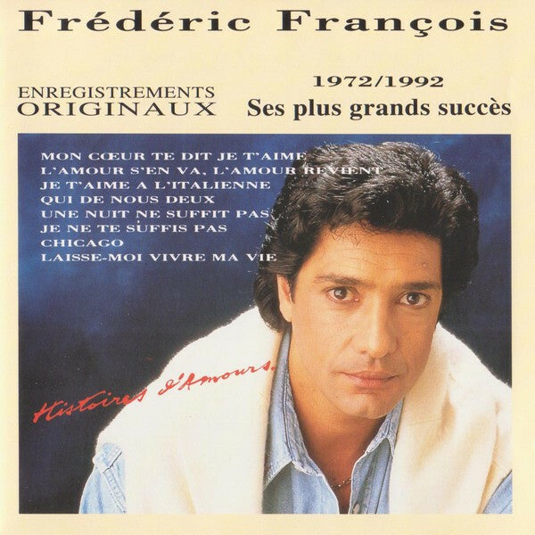 Livrenpoche : Frédéric François - Histoires D'amours 1972/1992 - Frédéric François - CD