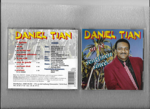Livrenpoche : Daniel Tian - En Pè Sentimen Sincè - Daniel Tian - CD
