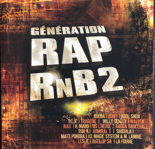 Livrenpoche : Collectif - Génération RAP RnB2 L'album - Collectif - CD