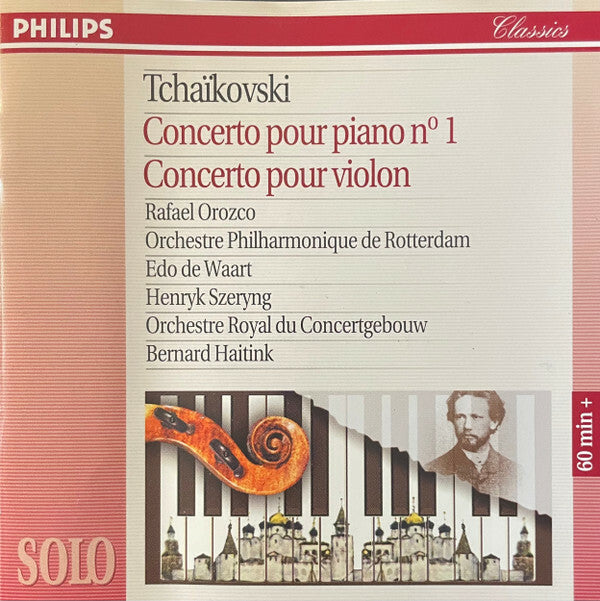 Livrenpoche : Tchaïkovsky*, Rafaël Orozco, Orchestre Philharmonique De Rotterdam*, Edo De Waart, Henryk Szeryng, Concertgebouworkest, Jan Krenz - Concerto Pour Piano N° 1 / Concerto Pour Violon - Tchaikovsky, Edo de Waart, Rafaël Orozco, Orchestre Philharmonique De Rotterdam, Henryk Szeryng, Concertgebouworkest, Jan Krenz - CD