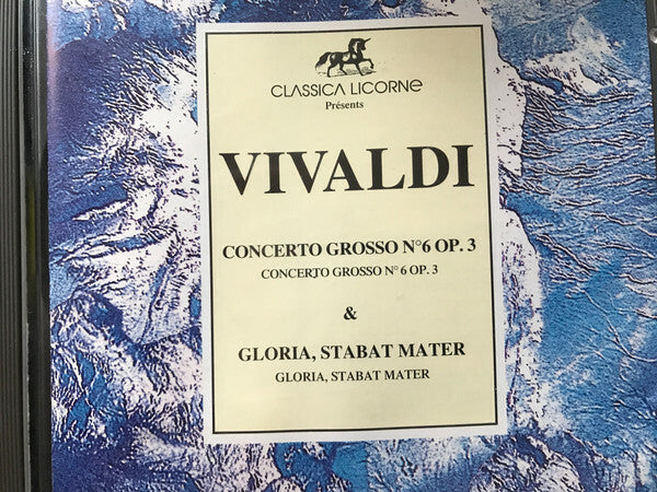 Livrenpoche : Vivaldi* - Concerto Grosso No. 6, Op. 3 & Gloria, Stabat Mater  - Vivaldi - CD