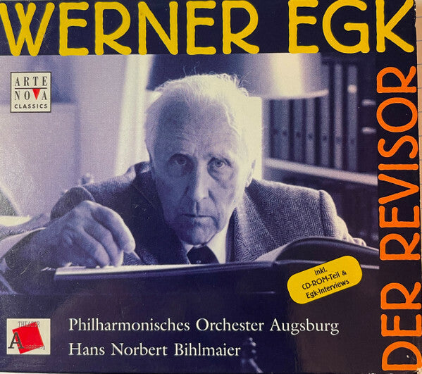 Livrenpoche : Werner Egk - Philharmonisches Orchester Augsburg, Hans Norbert Bihlmaier - Der Revisor - Werner Egk - CD