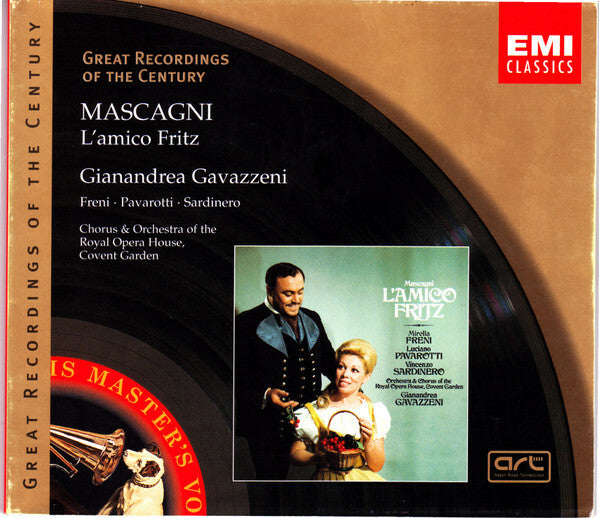 Livrenpoche : Mascagni* - Freni* · Pavarotti* · Sardinero* · Chorus* & Orchestra Of The Royal Opera House, Covent Garden · Gianandrea Gavazzeni - L'Amico Fritz - Mascagni - CD