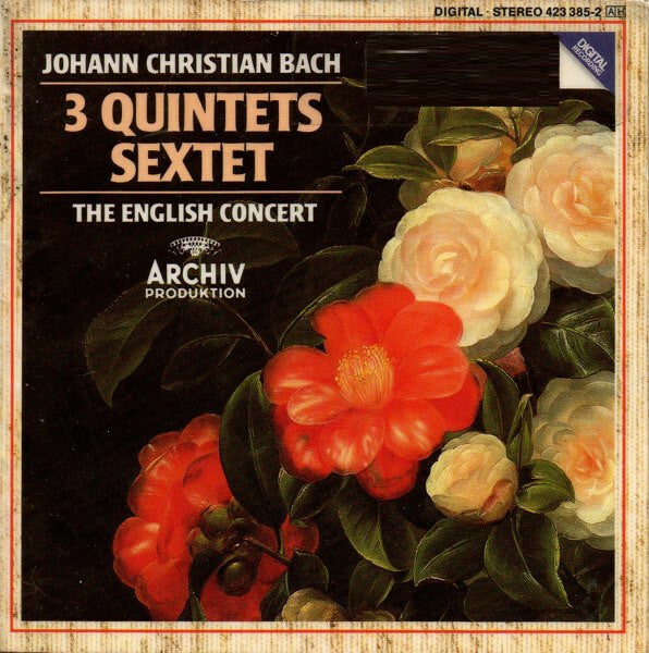 Livrenpoche : Johann Christian Bach - The English Concert - 3 Quintets / Sextet - Johann Christian Bach - CD