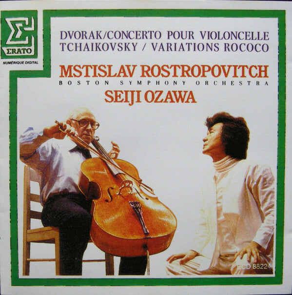 Livrenpoche : Dvo?ák* ? Tchaikovsky* - Mstislav Rostropovich, Boston Symphony Orchestra, Seiji Ozawa - Concerto Pour Violoncelle ? Variations Rococo - Dvo?ák ? Tchaikovsky - CD