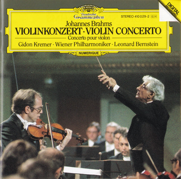 Livrenpoche : Johannes Brahms, Gidon Kremer, Wiener Philharmoniker, Leonard Bernstein - Violinkonzert = Violin Concerto - Leonard Bernstein, Johannes Brahms, Wiener Philharmoniker, Gidon Kremer - CD