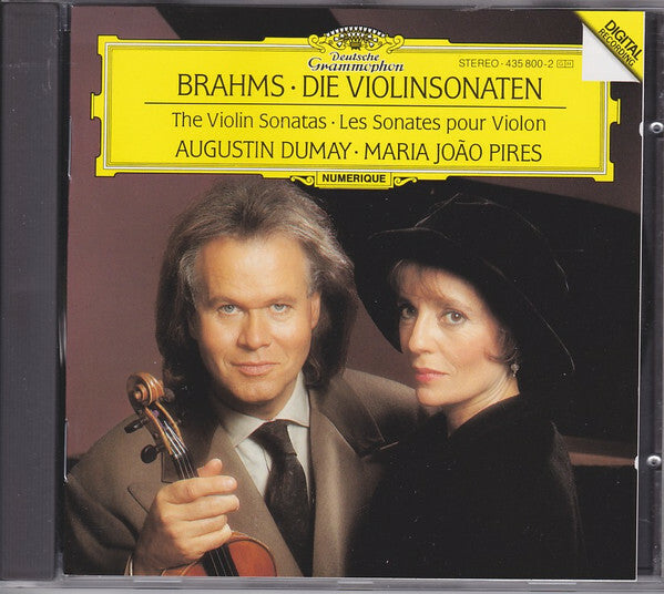 Livrenpoche : Brahms*, Augustin Dumay, Maria João Pires* - Die Violinsonaten = The Violin Sonatas = Les Sonates Pour Violon - Brahms, Maria Joao Pires, Augustin Dumay - CD