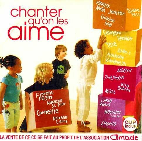 Livrenpoche : Chanter qu'on les aime 2-track CARD SLEEVE - Florent PAGNY - Nolwenn LEROY - JENIFER - CALOGERO - NÂDIYA - Chimène BADI - Yannick NOAH - Natasha St-PIER - CD