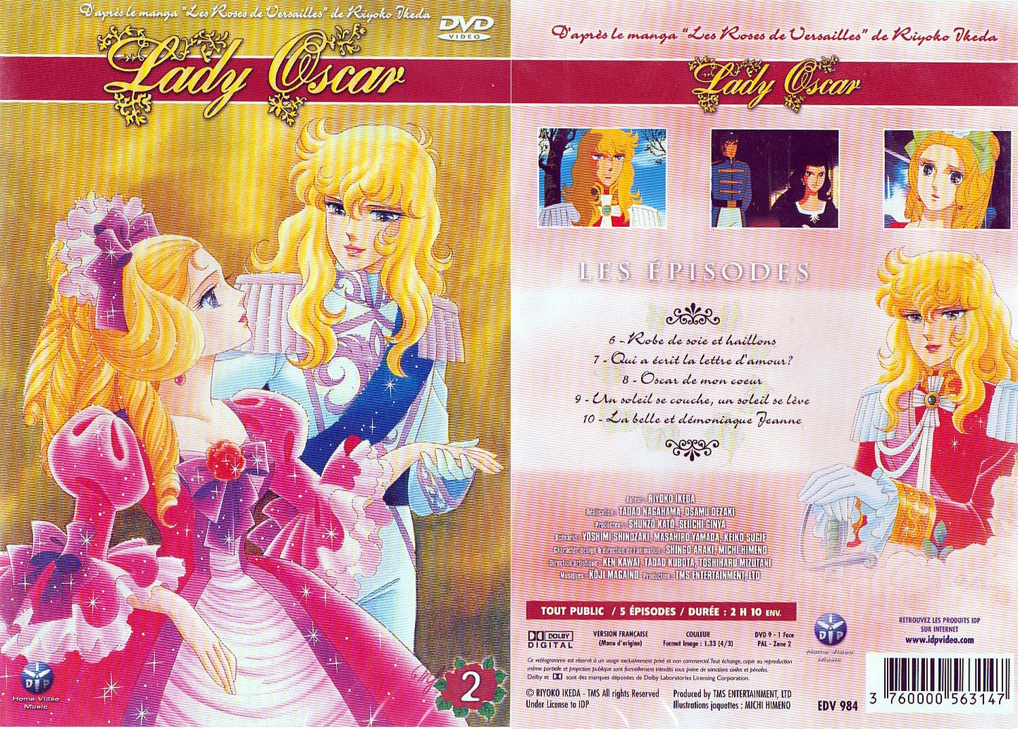 Livrenpoche : Coffret Lady Oscar - Vol. 2 - XXX - DVD