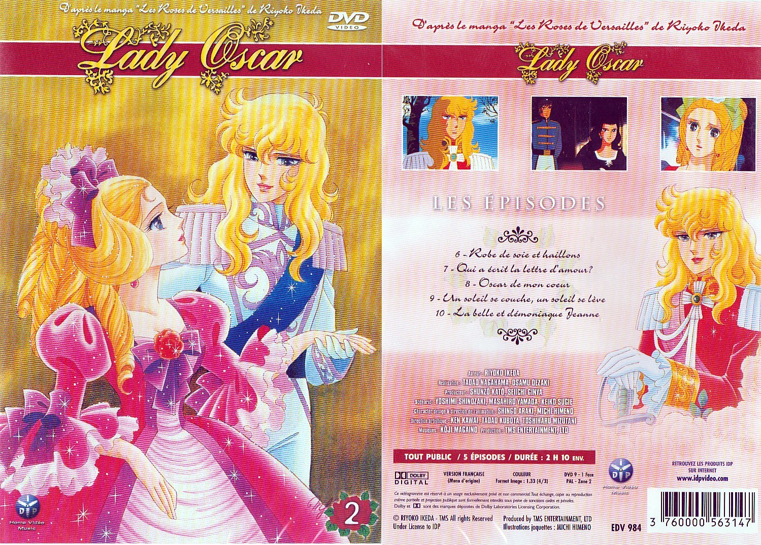 Livrenpoche : Coffret Lady Oscar - Vol. 2 - XXX - DVD