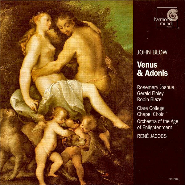 Livrenpoche : John Blow - Rosemary Joshua ? Gerald Finley ? Robin Blaze ? Clare College Chapel Choir* ? Orchestra Of The Age Of Enlightenment ? René Jacobs - Venus & Adonis - John Blow - CD