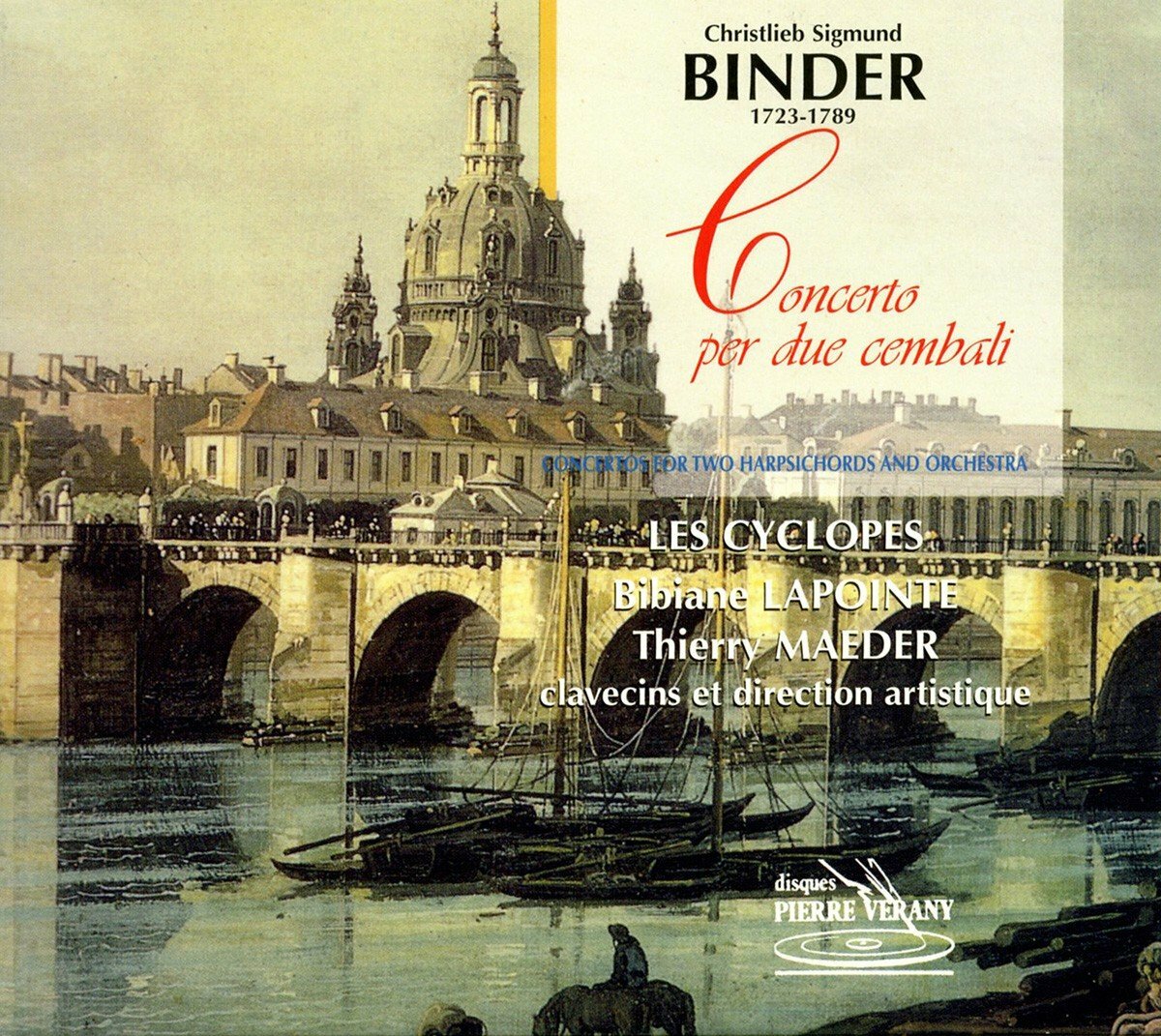 Livrenpoche : Concertos pour 2 Clavecins - Abraham Wolf Binder - CD