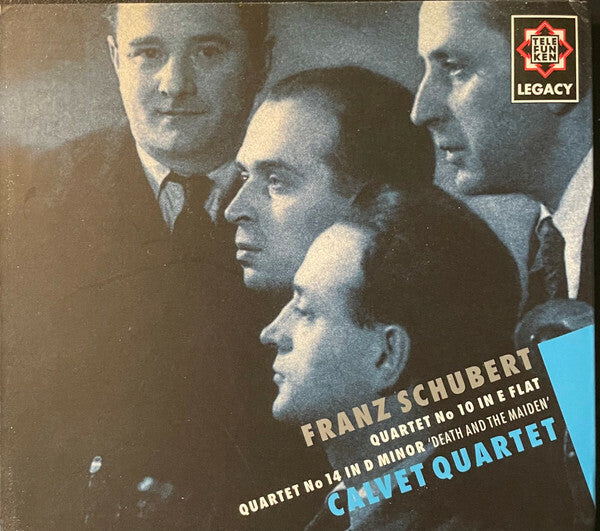 Livrenpoche : Franz Schubert, Calvet Quartet* - Quartet N°10 In E Flat / Quartet N°14 In D Minor Death And The Maiden - Franz Schubert, Calvet Quartet - CD