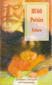 Poésies Tome I - Victor Hugo - Livre