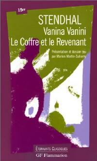 Livrenpoche : Vanina vanini / Le coffre et le revenant - Stendhal - Livre