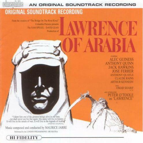 Livrenpoche : Maurice Jarre - Lawrence Of Arabia (Original Soundtrack Recording) - Maurice Jarre - CD