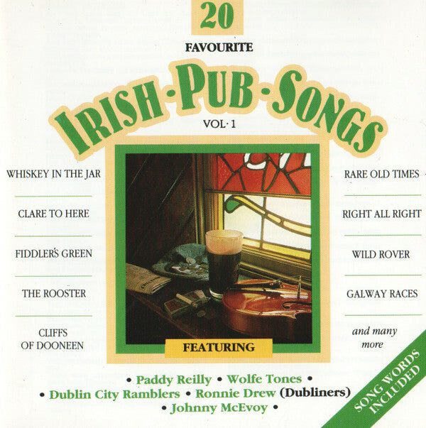 Livrenpoche : Collectif - 20 Favourite Irish Pub Songs Vol 1 - Collectif - CD